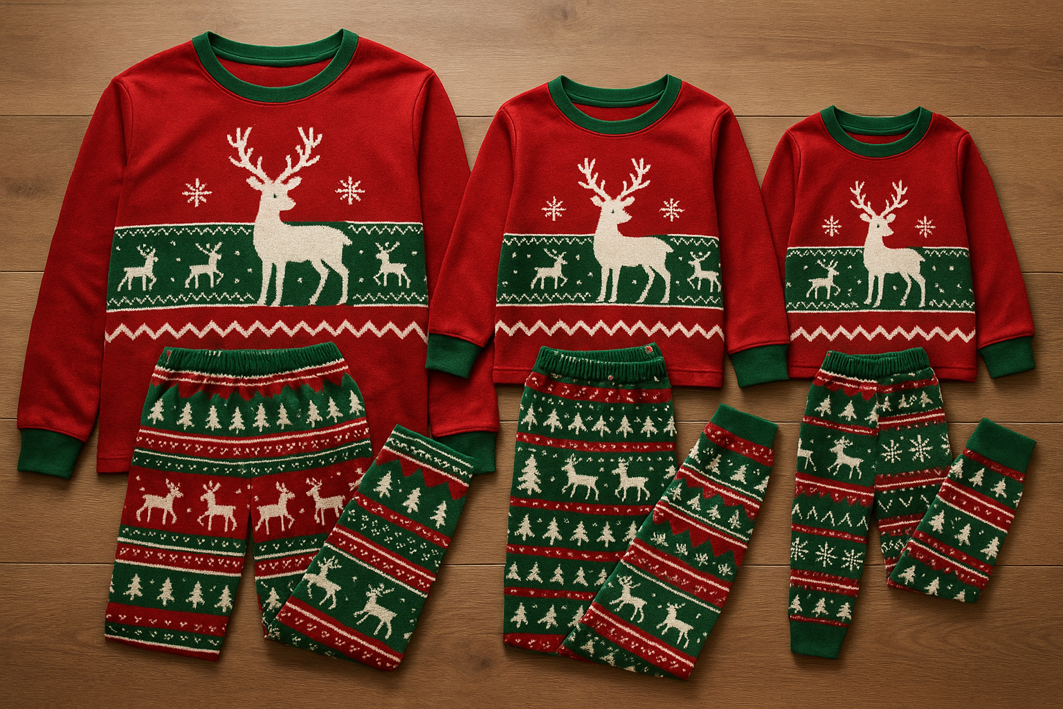 christmas pajama sets - Illustration